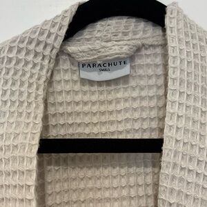 Parachute Waffle Robe in Light Cream